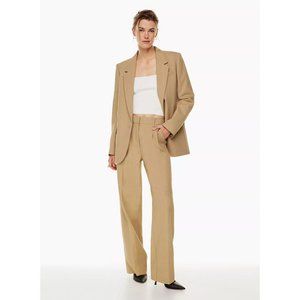 NWT Aritzia Wilfred THE EFFORTLESS PANT Heather Saville Suiting 00